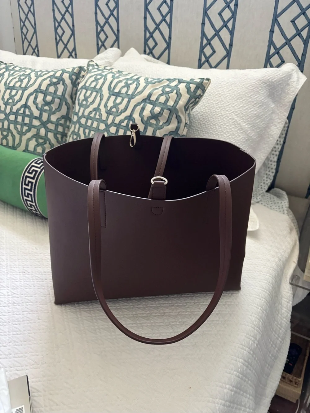 Mark & Graham Brown Fillmore Leather Tote